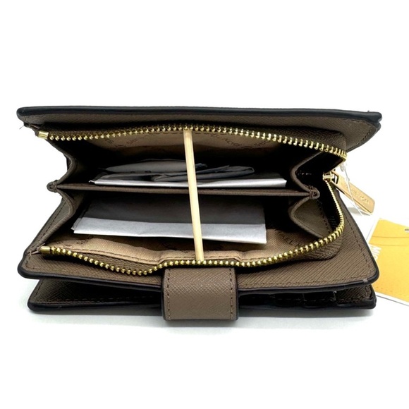 Michael Kors Medium Bifold Zip Chain Wallet Dusk - Picture 7 of 9